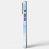 Gepersonaliseerde honkbalspeler Silhouette Blue Sk Case-Mate iPhone Case (Achterkant / Links)