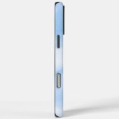 Gepersonaliseerde honkbalspeler Silhouette Blue Sk Case-Mate iPhone Case (Achterkant / Rechts)