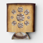  gepersonaliseerde honkbalteam geschenken, honkbal blikjeskoeler (Voorkant)