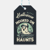 Gepersonaliseerde Hooked on Haunts cadeau label Cadeaulabel (Voorkant)