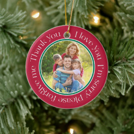 Gepersonaliseerde Ho'oponopono-familie Keramisch Ornament