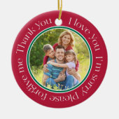 Gepersonaliseerde Ho'oponopono-familie Keramisch Ornament (Voorkant)