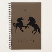 Gepersonaliseerde Horse Planner Aangepaste Naam en (Voorkant)