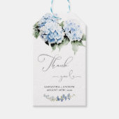 Gepersonaliseerde Hortensia Trouwcadeau Label Sjab Cadeaulabel (Voorkant)