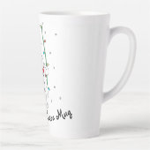 Gepersonaliseerde Hot Cocoa Mok Swinging Snowman (Rechts)