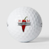 Gepersonaliseerde Hot Golfer Callaway golfballen (Voorkant)