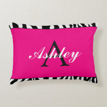 Gepersonaliseerde Hot Pink en Zebra
