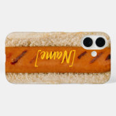 Gepersonaliseerde hotdogmosterd naam voedsel foto Case-Mate iPhone case (Achterkant (horizontaal))