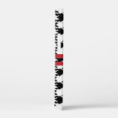 Gepersonaliseerde Houndstooth iPhone Case (Achterkant / Rechts)