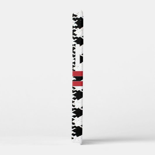 Gepersonaliseerde Houndstooth iPhone Case (Achterkant / Rechts)