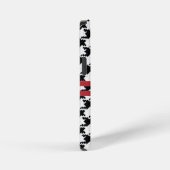 Gepersonaliseerde Houndstooth iPhone Case Hoesje (Rechterkant)