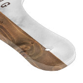 Gepersonaliseerde hout en marmer citaat familienaa snijplank (Hoek)