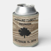 Gepersonaliseerde houten korrel kan gezellige houd blikjeskoeler (Blikje Voorkant)