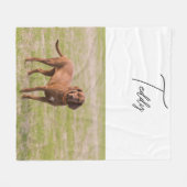 Gepersonaliseerde huisdier deken met behulp van hu (Voorkant (Horizontaal))