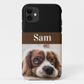 Gepersonaliseerde huisdier foto hondenliefhebber a Case-Mate iPhone case (Achterkant)