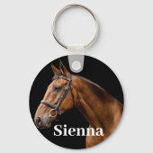 Gepersonaliseerde Huisdier Foto Paard Lover Mam Ve Sleutelhanger (Voorkant)