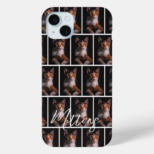 Gepersonaliseerde huisdier fotografie patroon Case-Mate iPhone case (Achterkant)