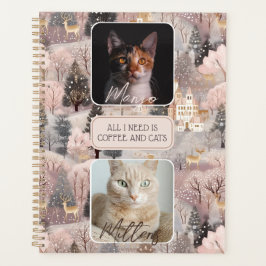 Gepersonaliseerde Huisdieren Fotocollage Kerstmis Planner