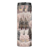 Gepersonaliseerde Huisdieren Fotocollage Kerstmis Thermosbeker (Achterkant)