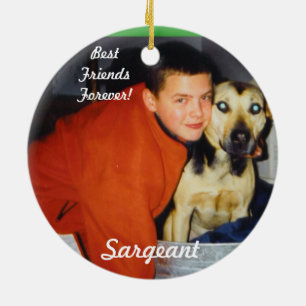 Gepersonaliseerde huisdieren-Herdenking Keramisch Ornament