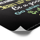 Gepersonaliseerde huishandtekening voor gezinsrege poster (Hoek)