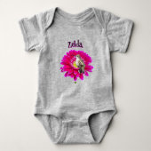 Gepersonaliseerde Hummingbird Baby Bodysuit (Voorkant)