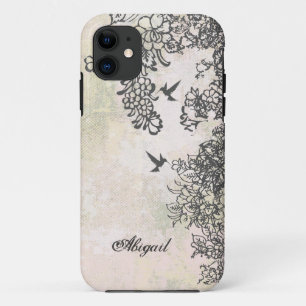 Gepersonaliseerde Hummingbirds & Flowers iPhone 5  Case-Mate iPhone Case