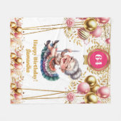 Gepersonaliseerde Humor deken voor oma Verjaardag (Voorkant (Horizontaal))