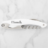 gepersonaliseerde huwelijks kurkentrekker (Voorkant)