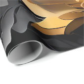 Gepersonaliseerde huwelijkscadeau Goud & Zilver Cadeaupapier (Rol Hoek)