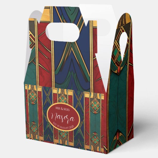 Gepersonaliseerde Huwelijkscadeaus Box Bedankdoosjes (Geopend)