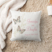 Gepersonaliseerde huwelijkskussens met geïnkte kun kussen (Deken)