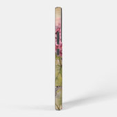 Gepersonaliseerde  Hydrangea en Butterfly Blue Samsung Galaxy Hoesje (Rechterkant)