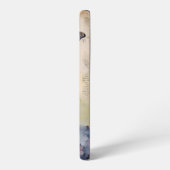 Gepersonaliseerde  Hydrangea en Butterfly Blue Samsung Galaxy Hoesje (Linkerkant)