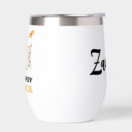 Gepersonaliseerde I Destroy Silence Funny Drummer (Links)