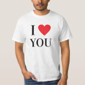 Gepersonaliseerde I Heart T-Shirt (Voorkant)