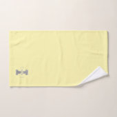 Gepersonaliseerde I Initiaal Silver Monogram Jouw  Bad Handdoek (Handdoek)