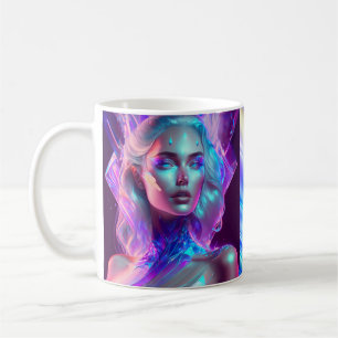 Gepersonaliseerde Ice Goddess Prinses Warrior Koffiemok