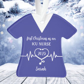 Gepersonaliseerde ICU Nurse Christmas Ornament