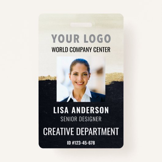 Gepersonaliseerde ID-badge Corporate Employee Name Badge (Voorkant)