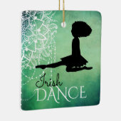 Gepersonaliseerde Ierse dansdag Groene Mandala Ker Keramisch Ornament (Rechts)