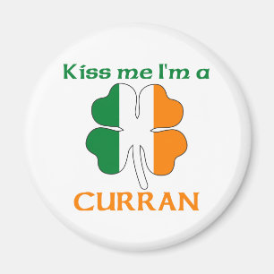 Gepersonaliseerde Ierse Kiss Me I'm Curran Magneet