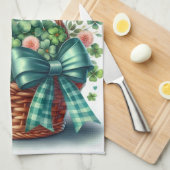 Gepersonaliseerde Ierse Klaver Keuken Handdoeken (Quarter Fold)