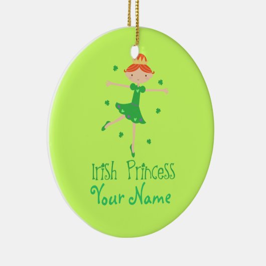 Gepersonaliseerde Ierse prinses Ornament Keepomwil (Rechts)