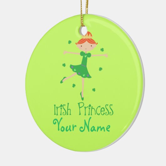 Gepersonaliseerde Ierse prinses Ornament Keepomwil (Links)