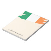 Gepersonaliseerde Ierse vlag Notitieblok (Linkerzijde)