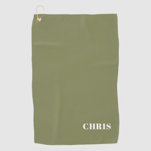 Gepersonaliseerde Iguana Golf Handdoek (Voorkant)