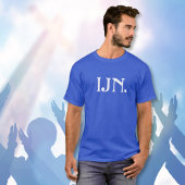 Gepersonaliseerde "IJN" In Jezus' Naam T-shirt