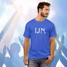 Gepersonaliseerde "IJN" In Jezus' Naam T-shirt