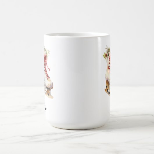 Gepersonaliseerde ijsschaatsen Mok Aangepaste naam (Center)